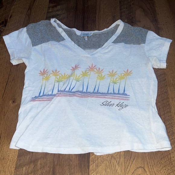 Tobi Woman’s Silver Haze Tee Size XS - Picture 1 of 5